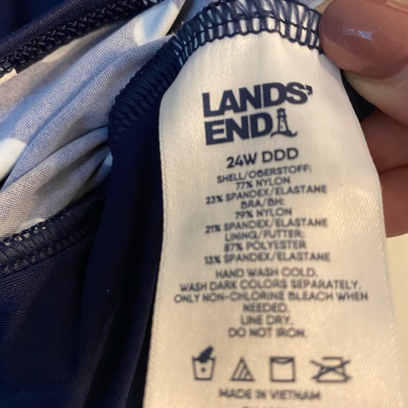 PLUS SIZE SWIM TOP Landsend NWT size 3X. - Picture 3 of 3